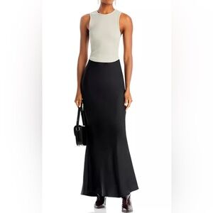 Anine Bing Bar Silk Maxi Skirt